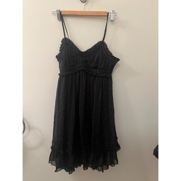 Vintage “Dark Greek Goddess” with black spaghetti strap, size small - Picture 2 of 6